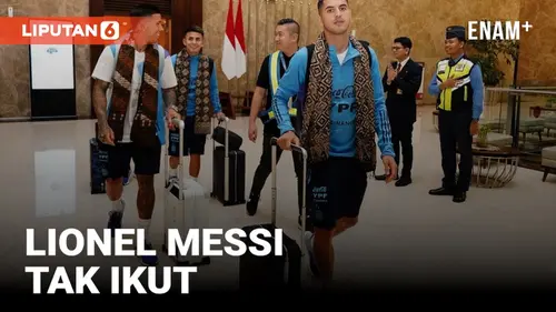VIDEO:  Lionel Messi Tak Ada Dalam Rombongan Timnas Argentina yang Tiba di Indonesia
