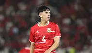 Mathew Baker mendapatkan debut bersama Timnas Indonesia saat menghadapi Oman dalam laga FIFA Matchday Juni 2026 di Stadion Utama Gelora Bung Karno (SUGBK) Senayan, Jakarta, Jumat (5/6/2026). (Bola.com/Abdul Aziz)