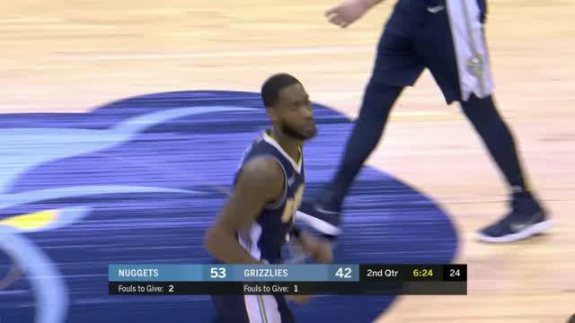 Berita video game recap NBA 2017-2018 antara Denver Nuggets melawan Memphis Grizzlies dengan skor 108-102.