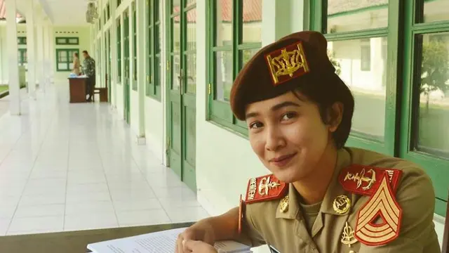 Awali Karier sebagai Atlet Tenis, Gadis Cantik Ini Kini Sukses Jadi Perwira TNI