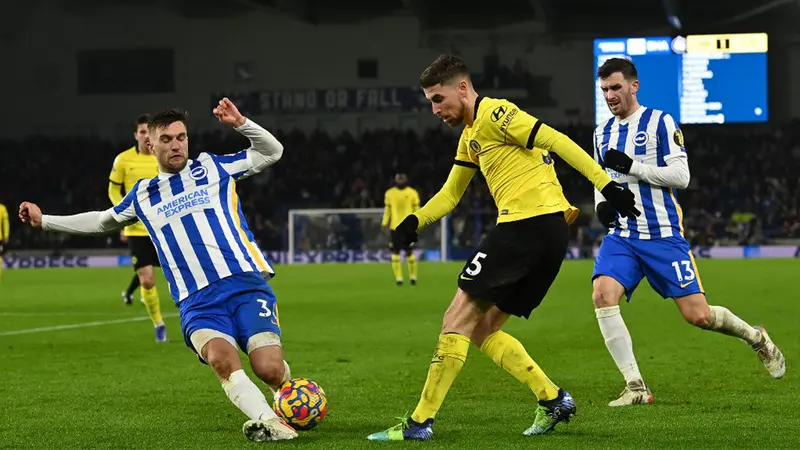 FOTO: Chelsea Ditahan Imbang Brighton and Hove Albion 1-1