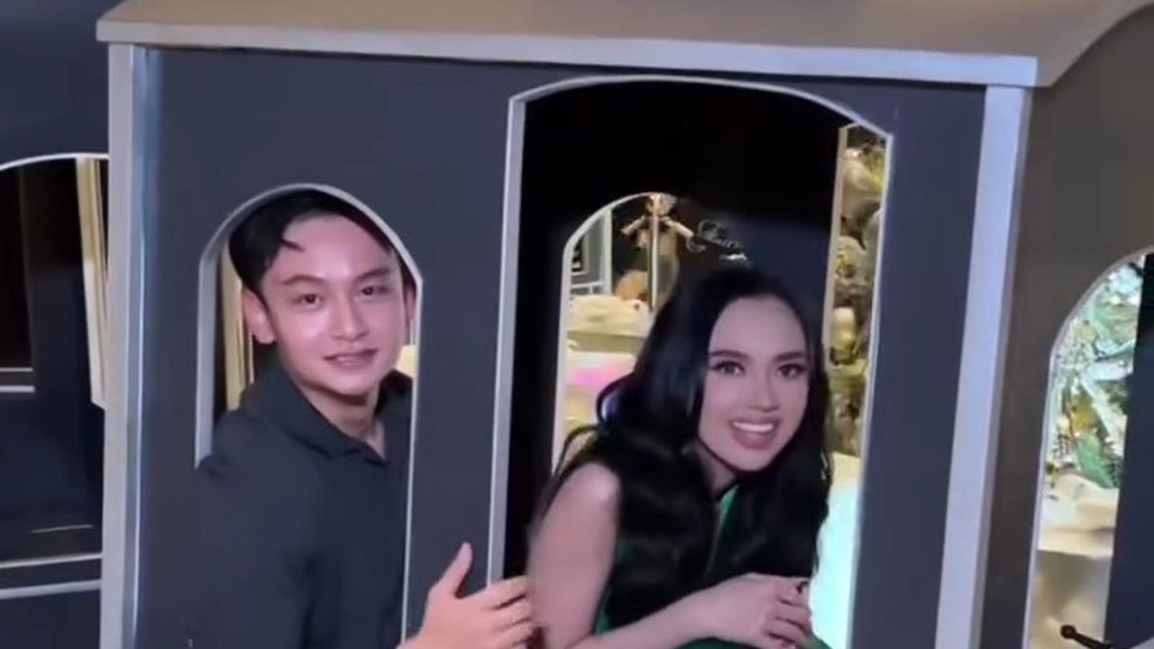 Potret Lyodra dan Randy Martin Rayakan Natal Bersama dengan Romantis