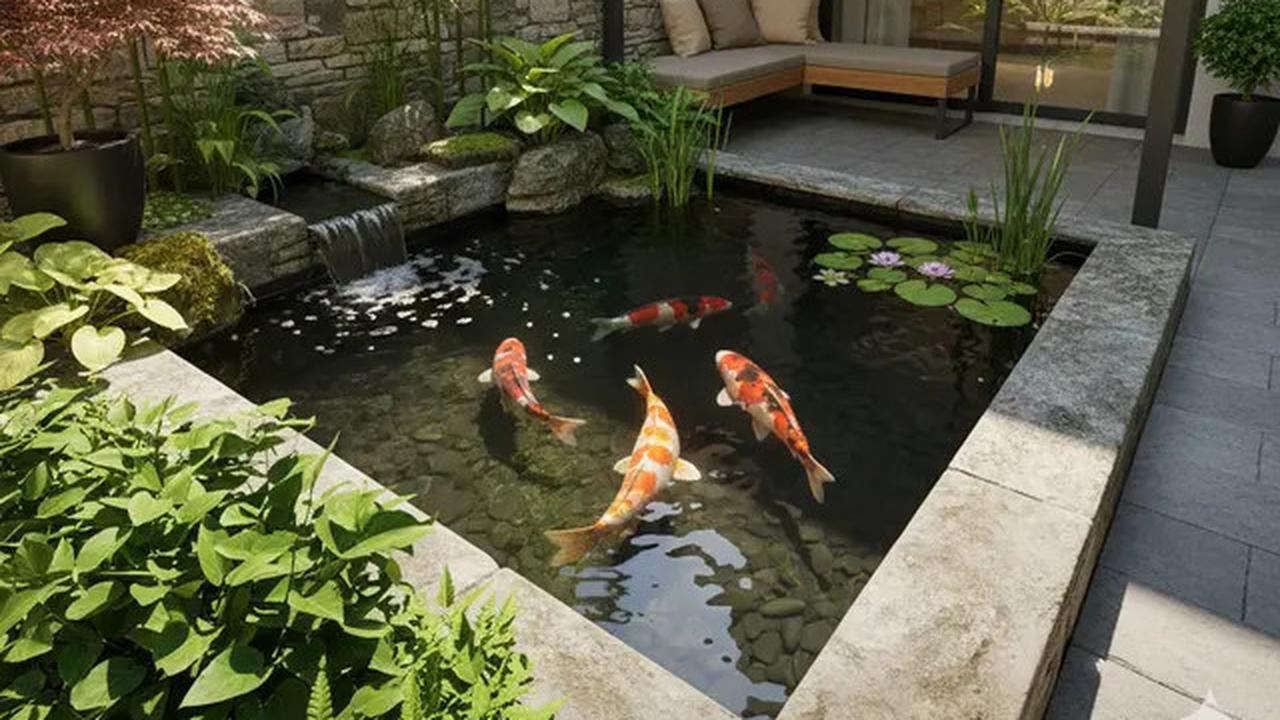 Kolam Ikan Kaca, Batu Alam, atau Beton? Pilih Desain Terbaik untuk Hunian Anda