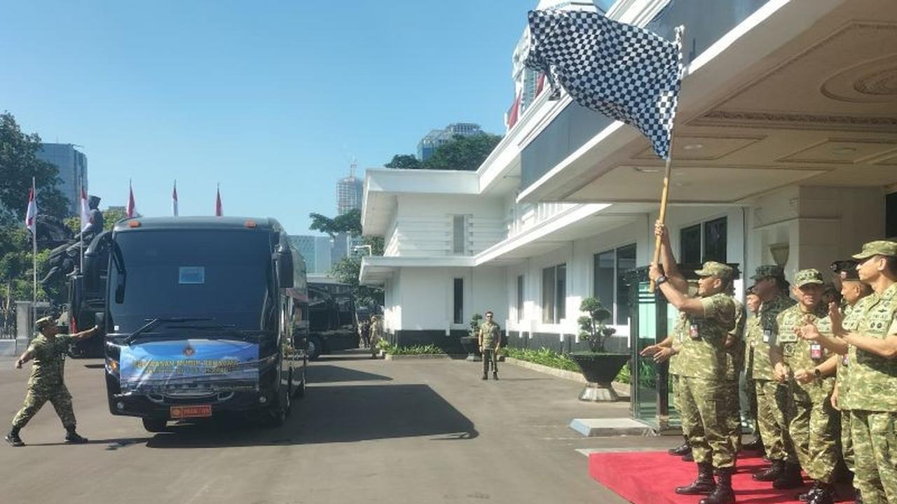 Kemenhan Lepas 27 Bus, Fasilitasi Mudik Gratis Kemenhan untuk Ribuan Prajurit dan Keluarga