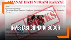Hoaks Ilustrasi Investasi China