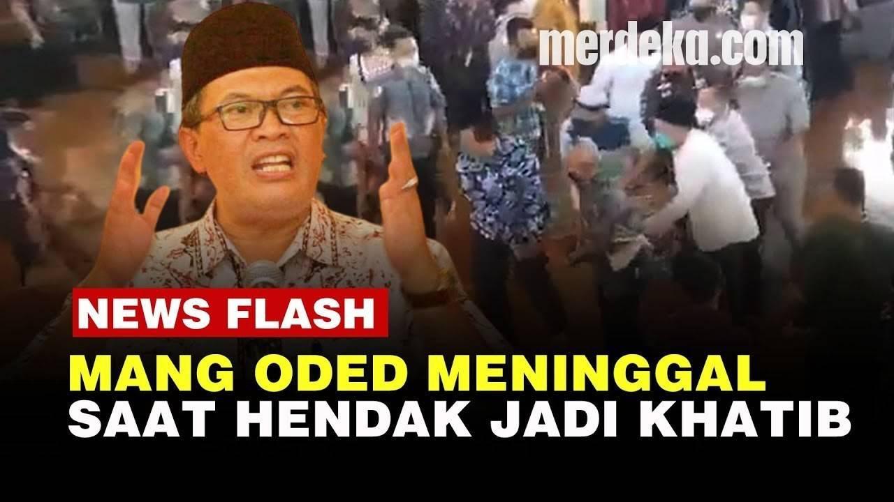 VIDEO: Wali Kota Bandung Oded Tutup Usia saat Hendak Isi Khutbah Salat Jumat