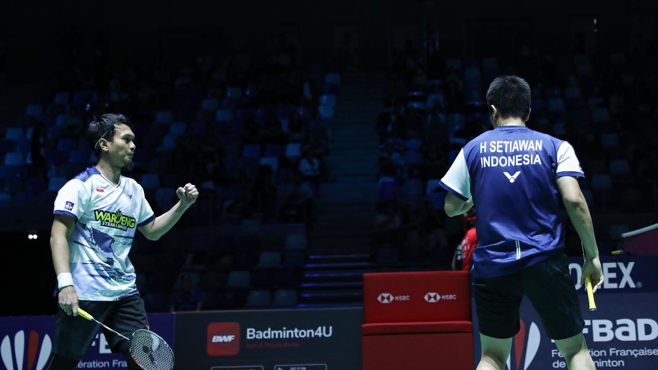 Mohammad Ahsan/Hendra Setiawan - French Open 2023 - Bulu Tangkis