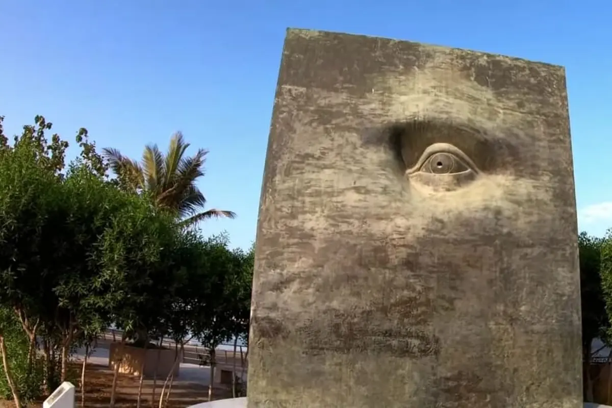 Patung mata satu dajjal di Arab Saudi