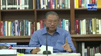 Ketua Majelis Tinggi Partai Demokrat Susilo Bambang Yudhoyono (SBY) mengajak kader partai berlambang mercy itu untuk menenangkan hati dan pikiran usai merasa ditelikung oleh bakal capres Anies Baswedan dan mitra koalisinya. (Youtube Partai Demokrat)