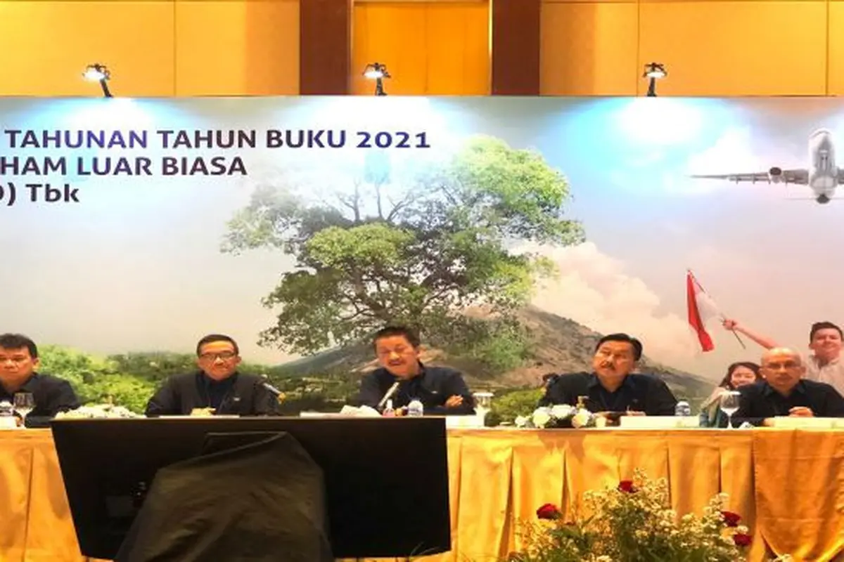 RUPST PT Garuda Indonesia Tbk (GIAA), Jumat (12/8/2022) (Foto: Liputan6.com/Pipit I.R)