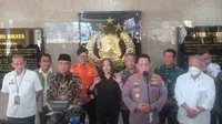 Pemerintah Menggelar Rapat Koordinasi di Mabes Polri, Jakarta, Jumat (16/12/2022). (Dok. Liputan6.com/Nanda Perdana Putra)