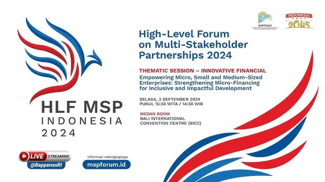 HLF-MSP Indonesia yang akan digelar di Bali. (Istimewa)