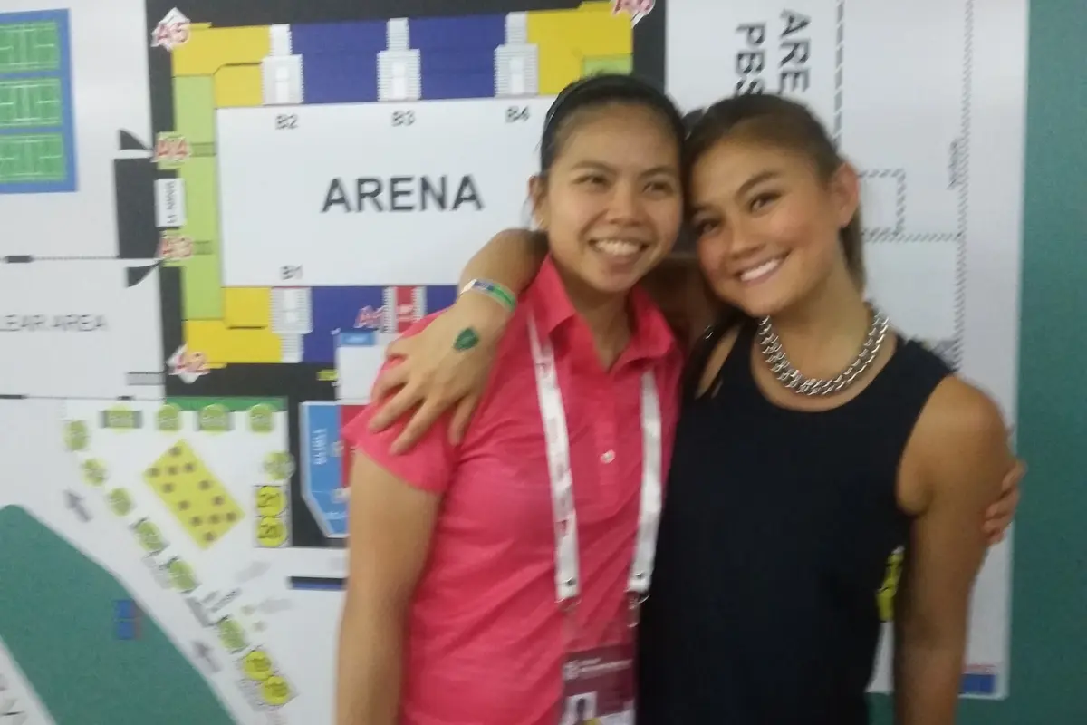 Greysia Polii dan Agnes Monica