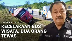 Kecelakaan Bus Pariwisata Masuk Selokan di Tol Semarang-Solo, Dua Penumpang Tewas