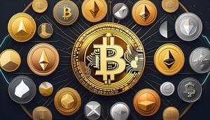 Ilustrasi Kripto. (Foto By AI)