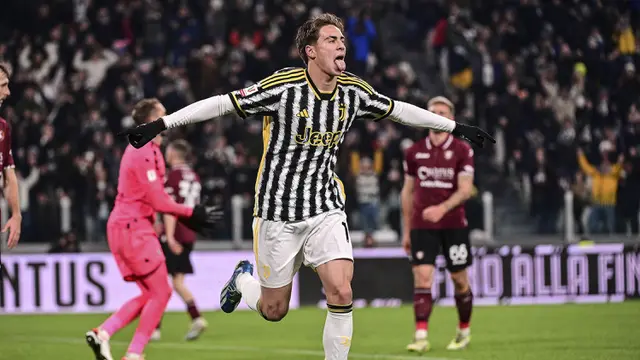 Foto: Sempat Tersengat Gol Kilat Salernitana, Juventus Comeback Sempurna untuk Maju ke Babak Perempatfinal Coppa Italia 2023/2024