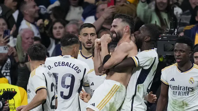 FOTO Real Madrid Kalahkan Almeria