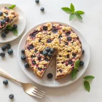 resep cheesecake blueberry/copyright gencraft.com/AI