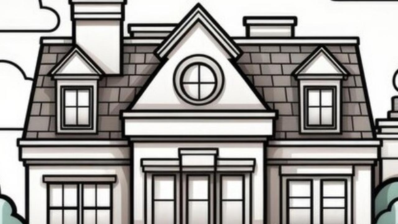 Gambar Rumah Hitam Putih