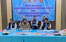 Polda Maluku Ungkap 33 Kasus Narkotika, Amankan 40 Tersangka dalam Dua Bulan