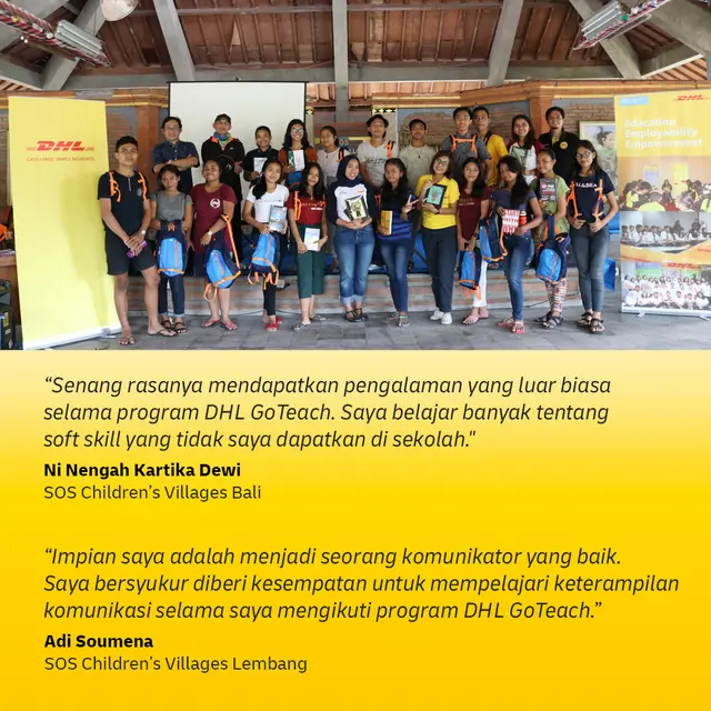 Enam Tahun Kemitraan di Indonesia, DHL Donasikan Rp 2,4 Miliar ke SOS Children's Villages