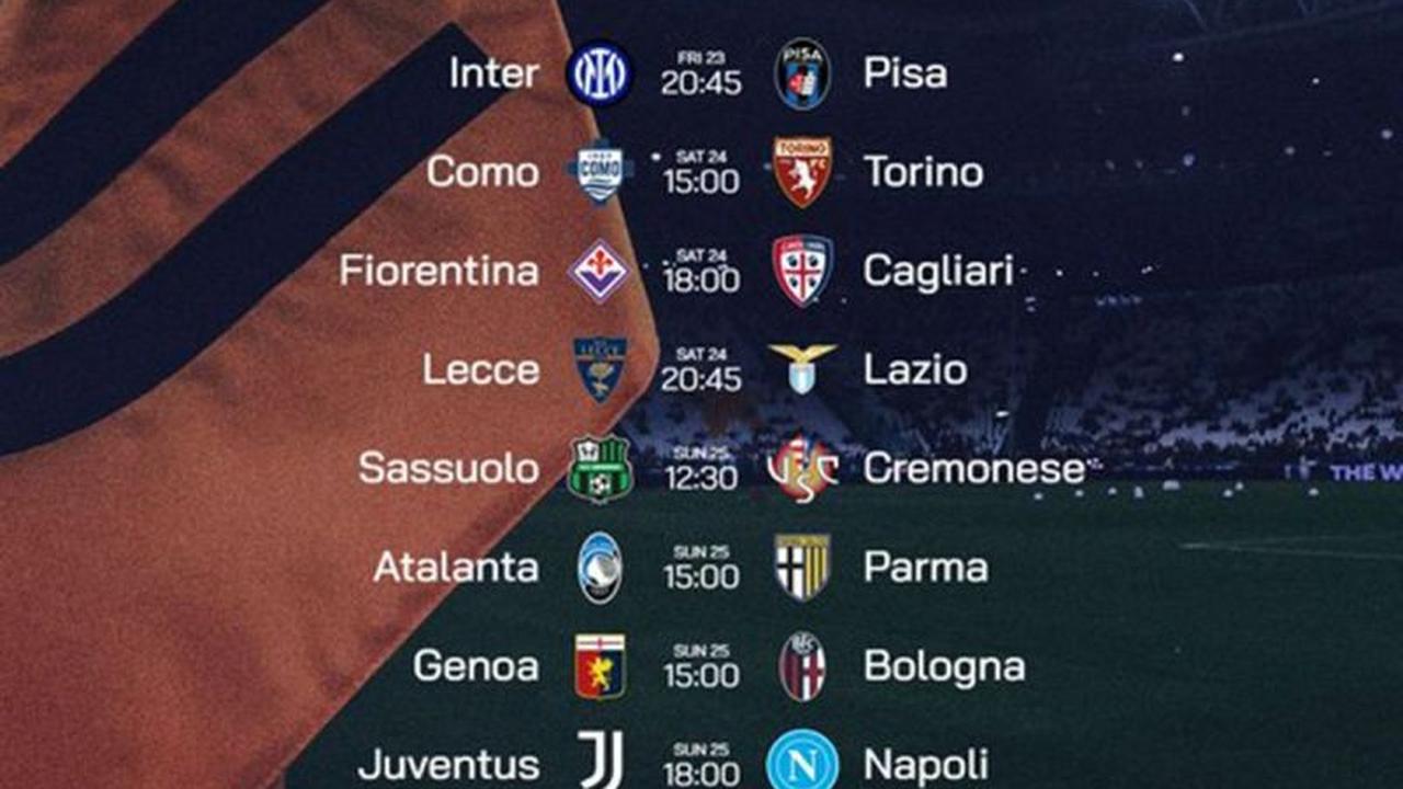 Jadwal Liga Italia Pekan ke-22: Juventus vs Napoli dan Roma vs Milan Jadi Sorotan Utama