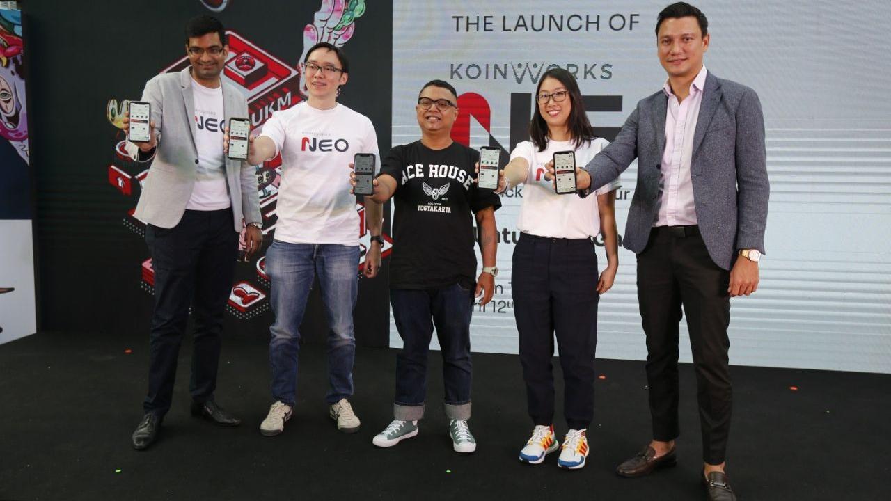 KoinWorks sebagai platform solusi keuangan terpercaya meluncurkan inovasi terbaru bernama KoinWorks NEO, sebuah layanan finansial terintegrasi untuk UKM. (Dok KoinWorks)
