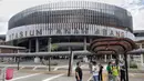 Tampilan luar Stasiun Tanah Abang, Jakarta, Rabu (2/7/2025). (Liputan6.com/Angga Yuniar)