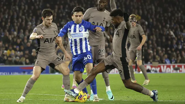 Foto: Performa Mengecewakan Tottenham Berujung Dibantai Brighton di Liga Inggris