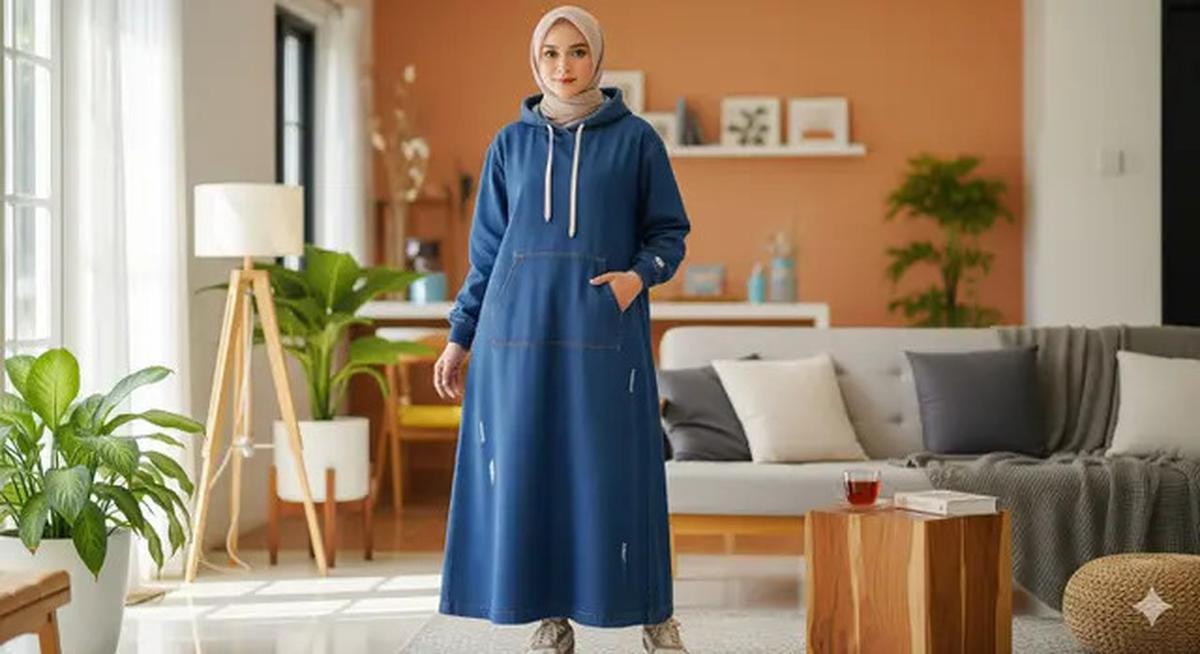 7 Model Gamis Jeans Kekinian 2025, Tren Gaya Kasual Modern untuk Semua Usia