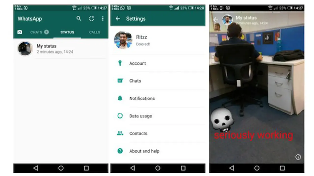 WhatsApp Status