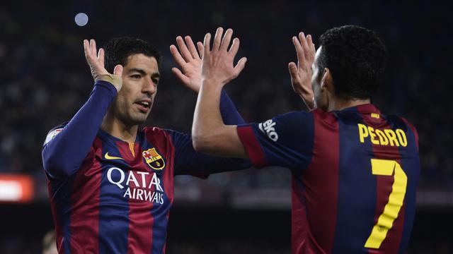 Luis Suarez dan Pedro Rodriguez 