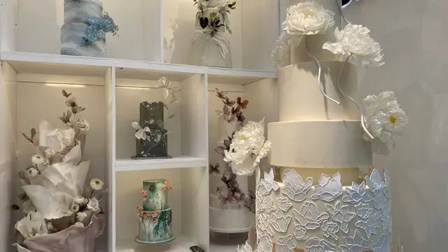 Wedding cake minimalis