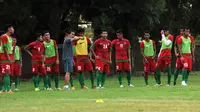 Latihan Timnas Indonesia U-23 (Liputan6.com/Helmi Fithriansyah)