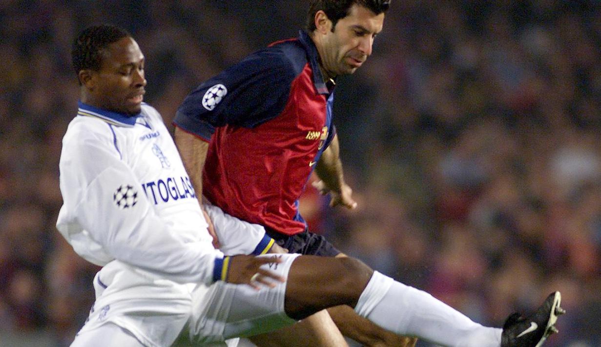 1. Celestine Babayaro (Kiri/ Anderlecht/ 16 tahun, 87 hari  ) -  Debut pada 23/11/1994 saat tandang ke Steaua Bucharest pada musim 1994/1995 yang berkesudahan 1-1. Ia juga memegang rekor sebagai pemain termuda yang mendapat kartu merah, 37 menit setelah kick off. (AFP/Philippe Desmazes)