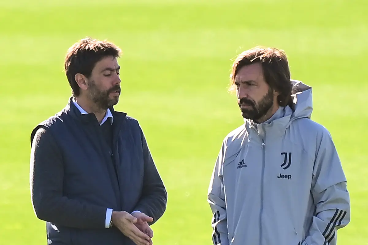 Pelatih Juventus, Andrea Pirlo mempersiapkan timnya menghadapi Barcelona di babak penyisihan grup Liga Champions 2020