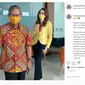 Achmad Yurianto dan dr Reisa Broto Asmoro. (Instagram.com/reisabrotoasmoro)