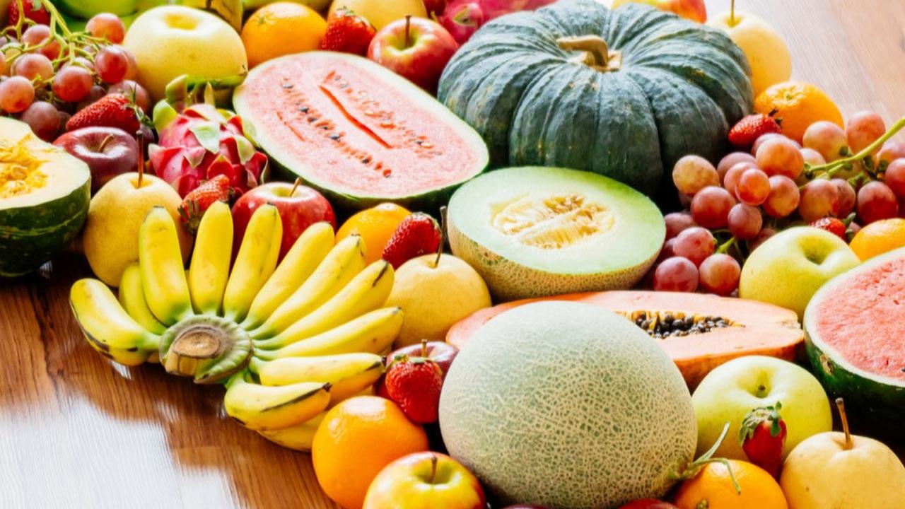 Ilustrasi buah-buahan, aneka buah