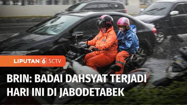 Peneliti Badan Riset dan Inovasi Nasional (BRIN), memprediksi hari ini akan terjadi hujan ekstrem dan badai dahsyat di wilayah Jabodetabek, khususnya di Tangerang. Warga diimbau waspada dengan potensi kejadian tersebut.