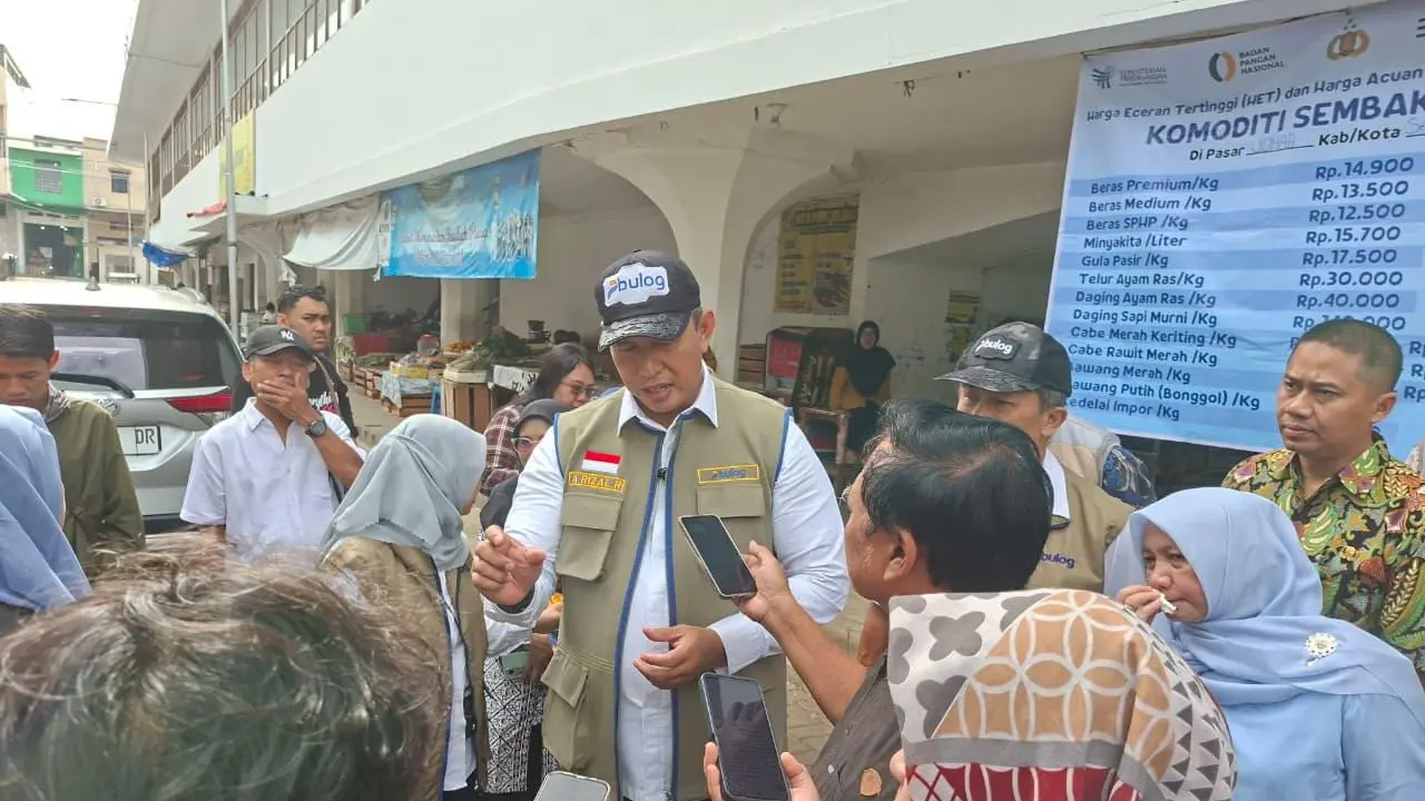 Pada Kamis (26/2/2026), Bapanas melakukan sidak ke Pasar Senen, Jakarta. (DOk Bapanas)