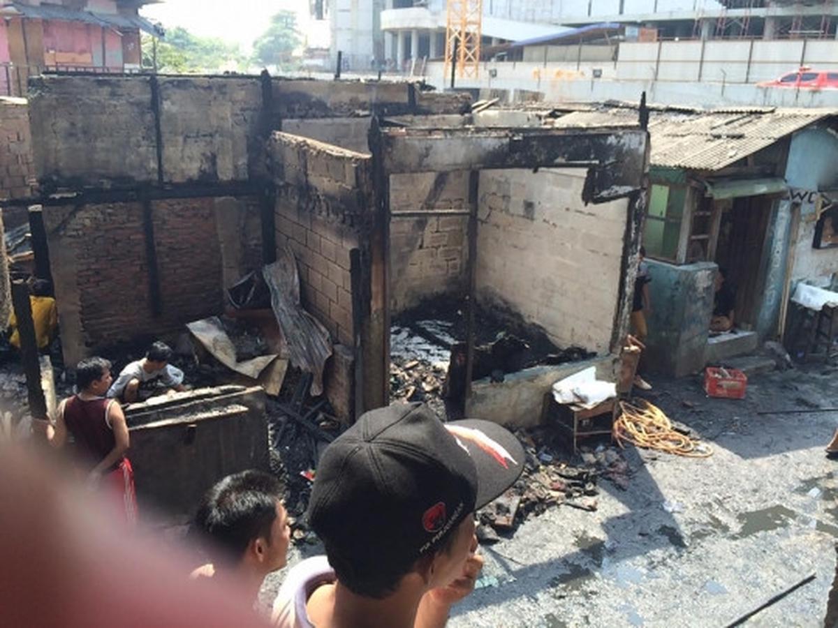Kondisi Pasar Gembrong ludes dilalap si jago merah