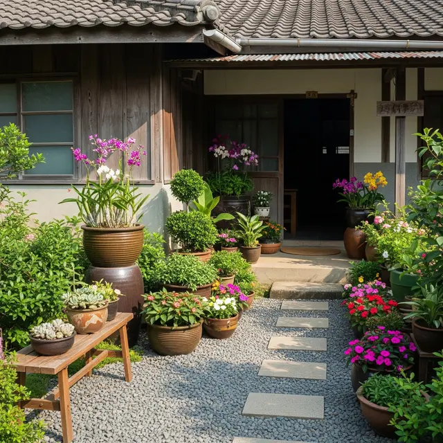 Model Halaman Depan Rumah Kampung Sederhana (Gemini AI)