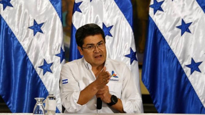 Presiden Honduras Juan Orlando Hernandez (AFP)