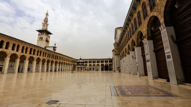 Masjid Umayyad Damaskus Suriah yang Bersejarah