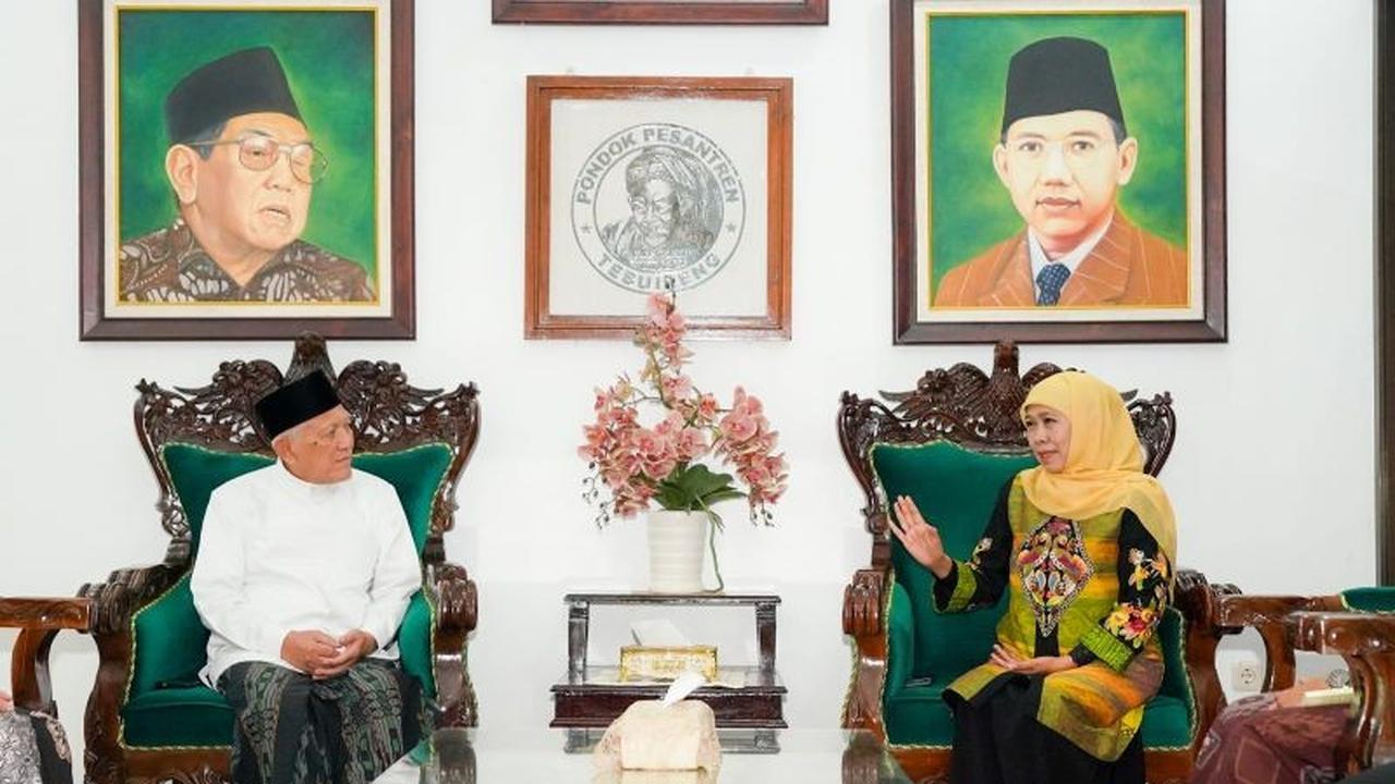 Gubernur Jatim Khofifah Perkuat Ukhuwah dengan Silaturahmi ke Ulama Kharismatik Jelang Lebaran 2026