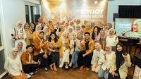 Influencer Amritsa Raje di acara peluncuran varian baru dari sebuah brand snack. (IST)