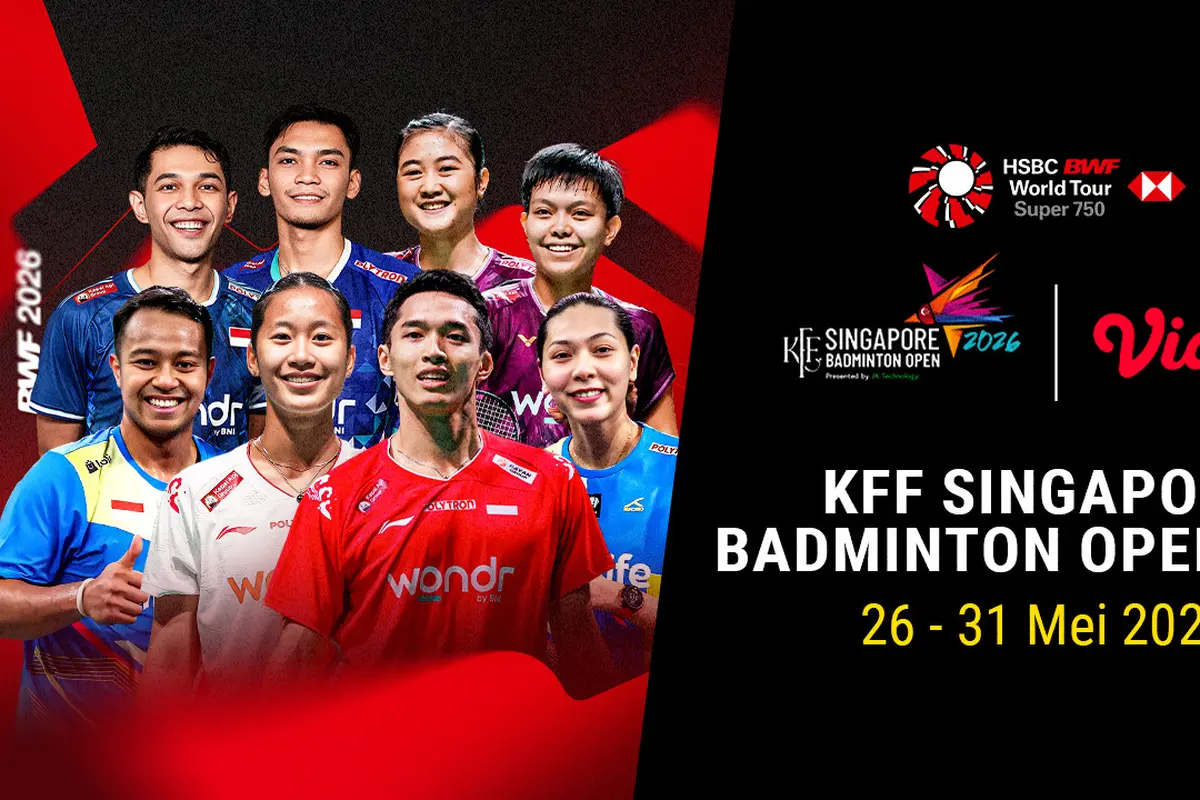 Jadwal BWF KFF Singapore Badminton Open 2026