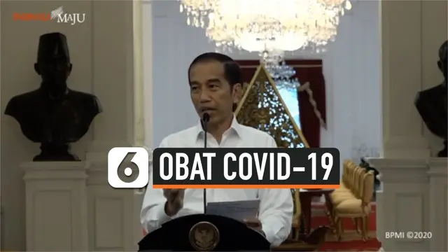 VIDEO: Jokowi Pesan Jutaan Obat untuk Pasien Covid-19