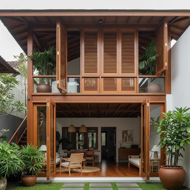 9 Model Rumah Mezzanine Terasa Sejuk di Daerah Panas, Desain Optimal