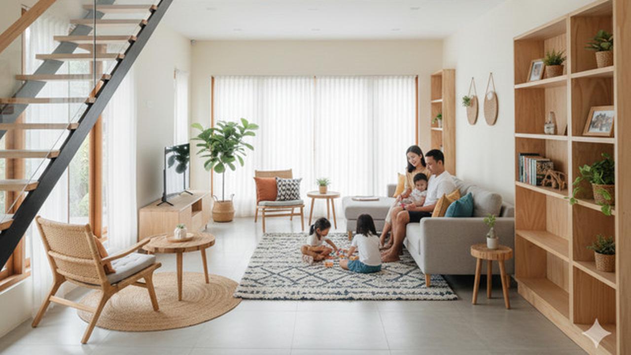 7 Model Rumah Kecil Konsep Open Space untuk Tinggal Bersama Mertua, Nyaman Tanpa Kehilangan Privasi